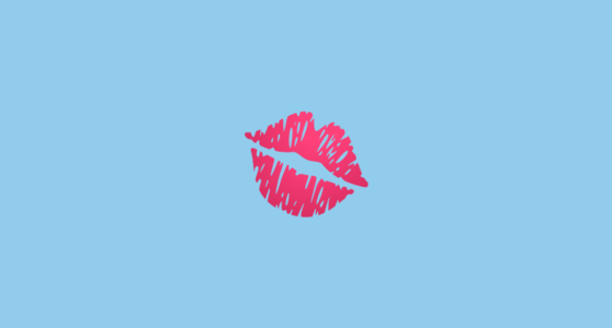 💋 Kiss Mark Emoji on WhatsApp 2.23.2.72