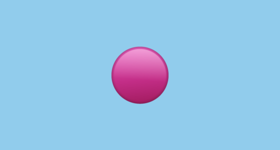 🟣 Lila Punkt Emoji on WhatsApp 2.23.2.72