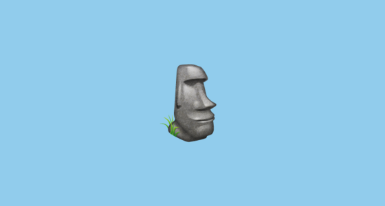 🗿 Statue Emoji on WhatsApp 2.23.2.72