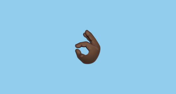 👌🏿 Ok-Zeichen: Dunkle Hautfarbe Emoji on WhatsApp 2.23.2.72