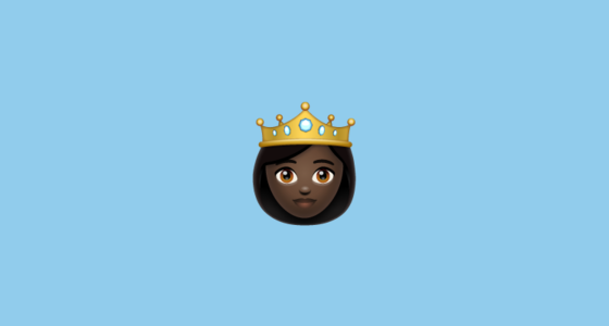 ๐ธ๐ฟ Prinzessin: Dunkle Hautfarbe Emoji on WhatsApp 2.23.2.72