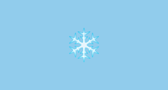 ️ Snowflake Emoji on WhatsApp 2.23.2.72