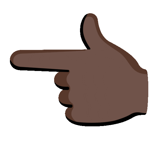 👈🏿 Backhand Index Pointing Left: Dark Skin Tone on Noto Color Emoji ...