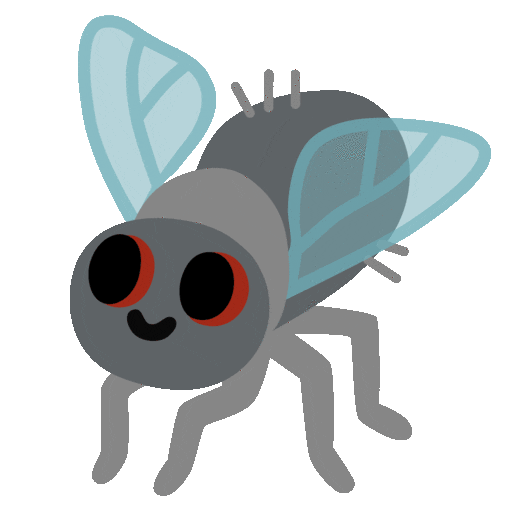 🪰 Fly on Noto Color Emoji, Animated 16.0