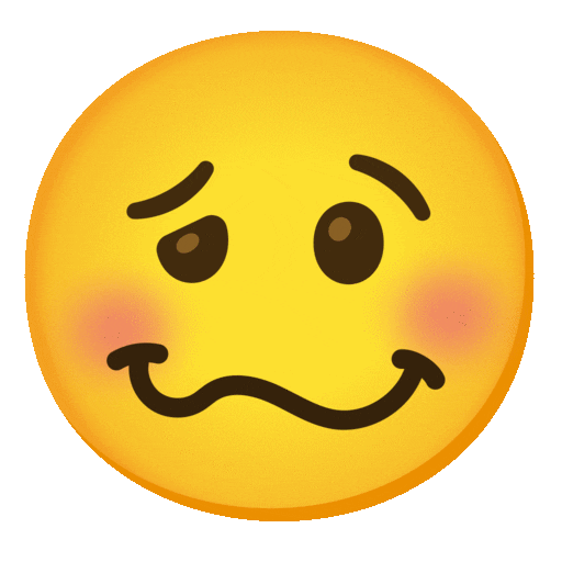 🥴 Woozy Face on Noto Color Emoji, Animated 16.0