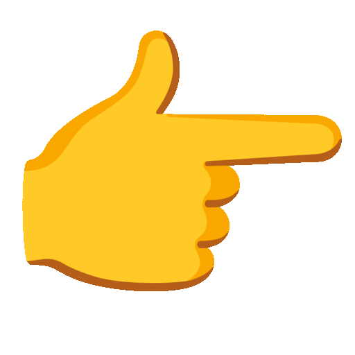 Backhand Index Pointing Right emoji