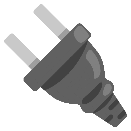 ๐ Electric Plug on Noto Color Emoji, Animated 17.0