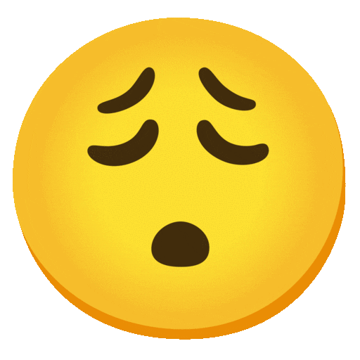 😮‍💨 Cara Exhalando en Noto Color Emoji, Animated 17.0