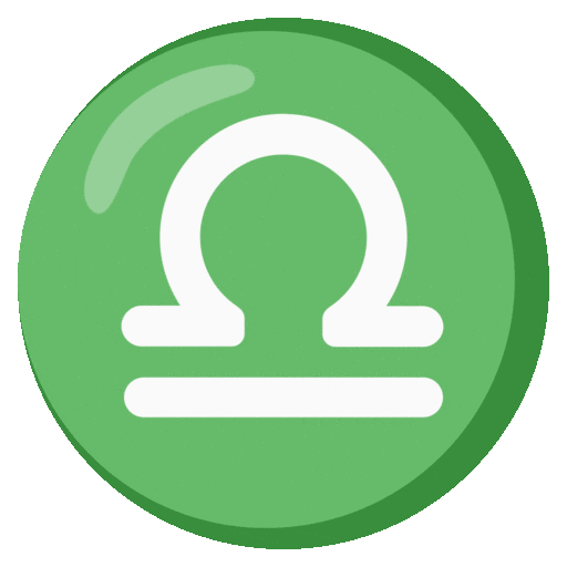 ♎ Libra on Noto Color Emoji, Animated 17.0