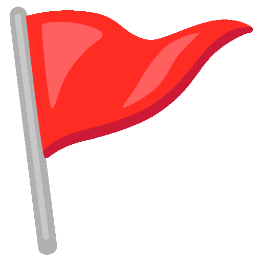 Triangular Flag emoji