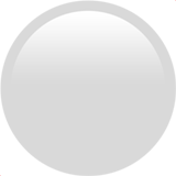 ⚪ White Circle on Apple iOS 11.2