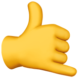 Ios Hand Icon Call 🤙 Call Me Hand on Apple iOS 18.4