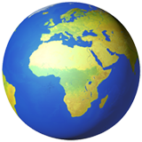 globe showing europe-africa