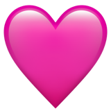 ? Pink Heart on Apple iOS 18.4 display picture 2