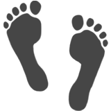 Footprints emoji