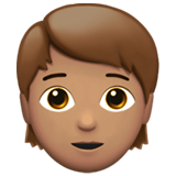 Ios Person 🧑🏽 Person: Medium Skin Tone on Apple iOS 26.4