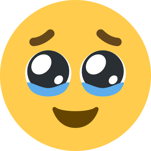 🥹 Face Holding Back Tears on Discord 15.1