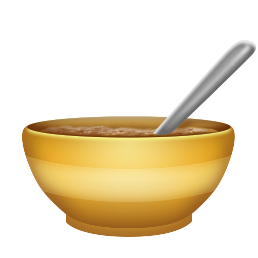 🥣 Bowl with Spoon on Emojipedia Sample Images 6.0