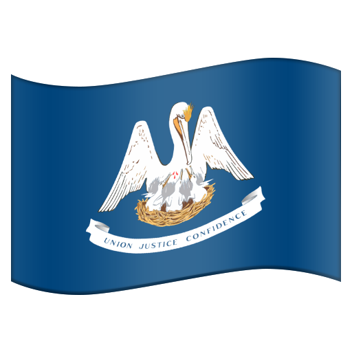 🏴󠁵󠁳󠁬󠁡󠁿 Flag for Louisiana (US-LA) on Emojipedia Sample