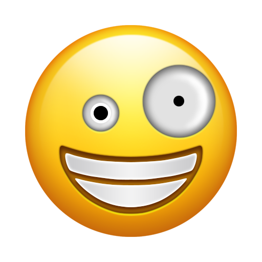 🤪 Zany Face on Emojipedia Sample Images 11.0