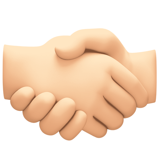 🤝🏻 Handshake Light Skin Tone on Facebook 4.0