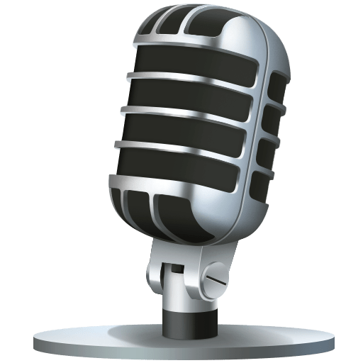 Studio Microphone Emoji