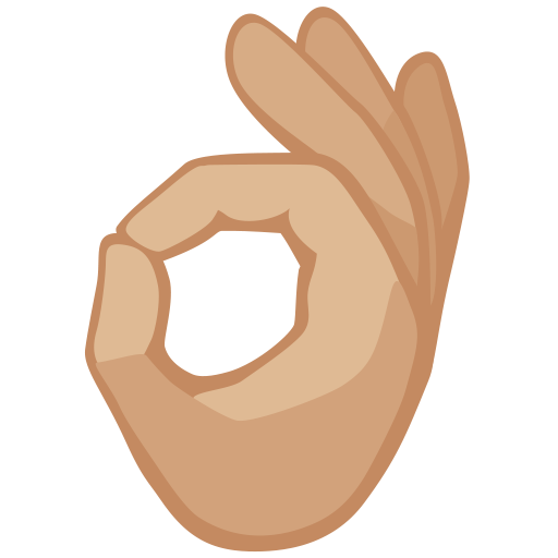 Ok Hand Emoji Text
