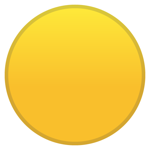 🟡 Yellow Circle on Google Noto Color Emoji Android 11.0