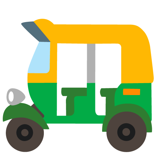  Foto zu 🛺 Auto Rickshaw on Google Noto Color Emoji 16.0 