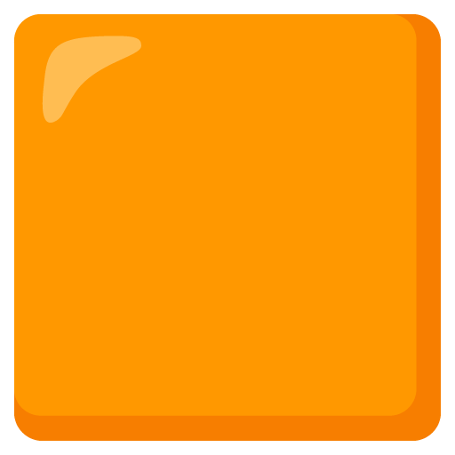 Orange Color Square Rounded 🟧 Orange Kvadrat på Google Noto Color Emoji 16.0 June Update