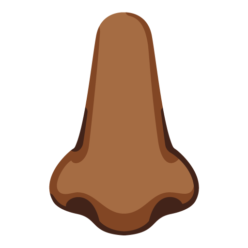 nose-medium-dark-skin-tone-on-google-noto-color-emoji-16-0-june-update