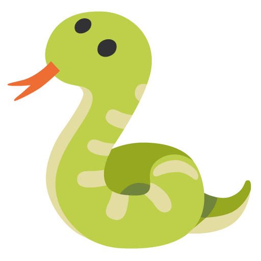 🐍 Snake on Google Noto Color Emoji 16.0 June Update
