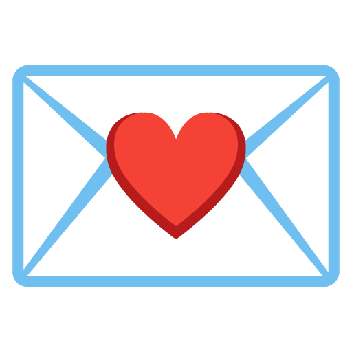 💌 Carta De Amor en Google Noto Color Emoji 17.0