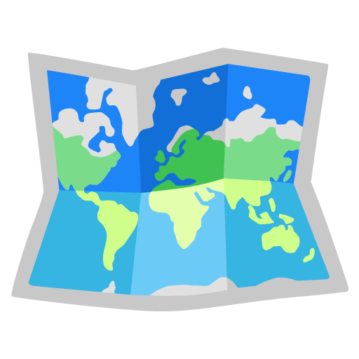 🗺️ World Map on Google Noto Color Emoji 17.0
