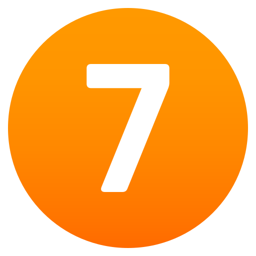 7️ Digit Seven on JoyPixels 5.5