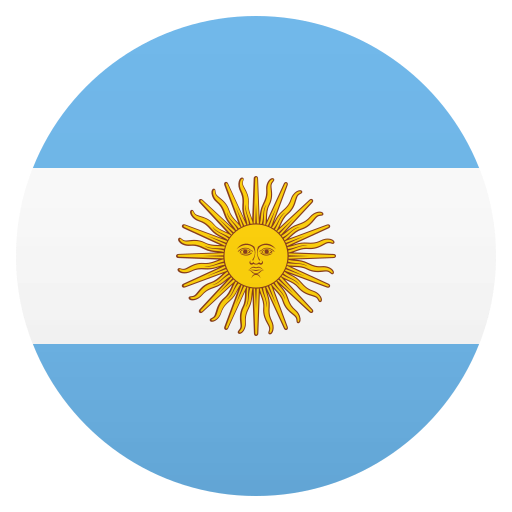  Bandera: Argentina en JoyPixels 6.6