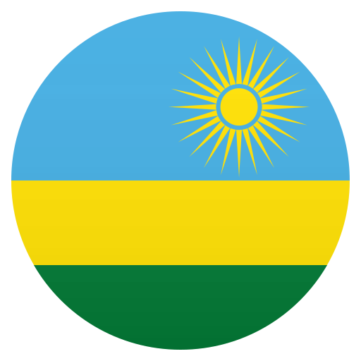 🇷🇼 Bendera: Rwanda pada JoyPixels 7.0