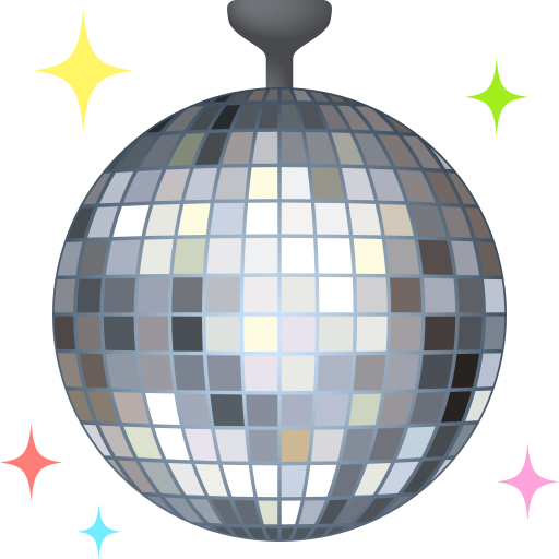 🪩 Mirror Ball on JoyPixels 9.0