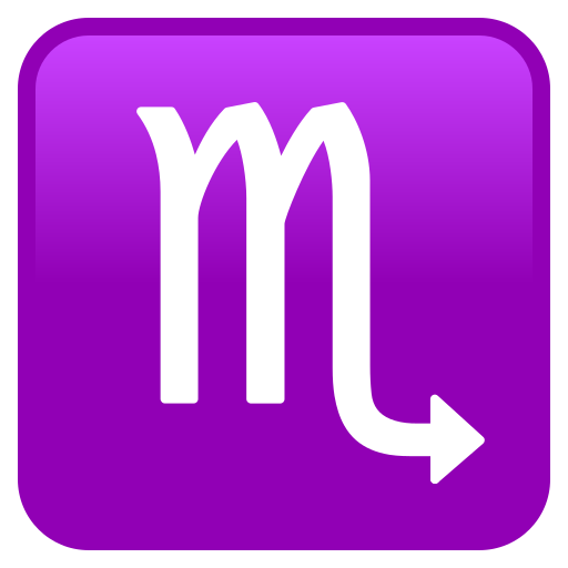 ♏ Scorpio on JoyPixels 9.0