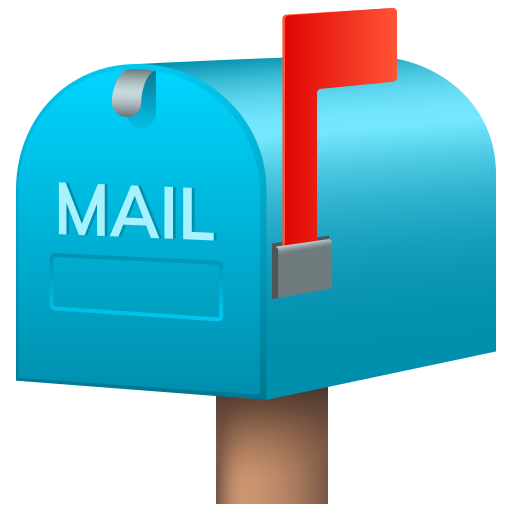 📫 Closed Mailbox with Raised Flag on JoyPixels 10.0