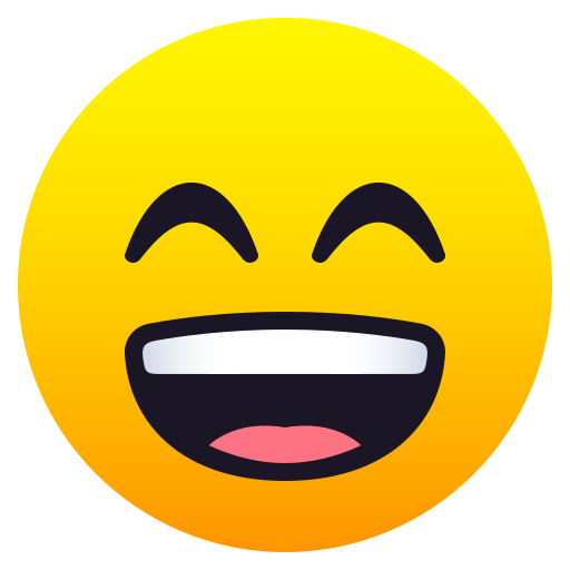 😄 Grinning Face with Smiling Eyes on JoyPixels 10.0