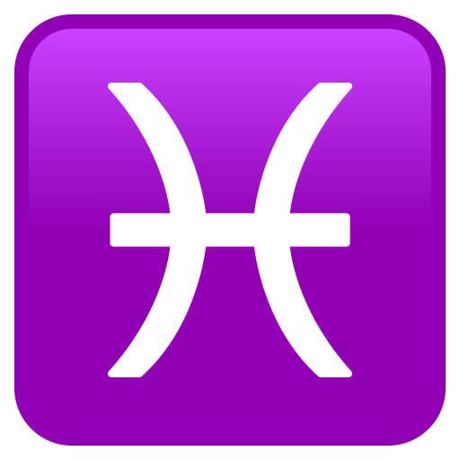 ♓ Signo De Peixes em JoyPixels 10.0