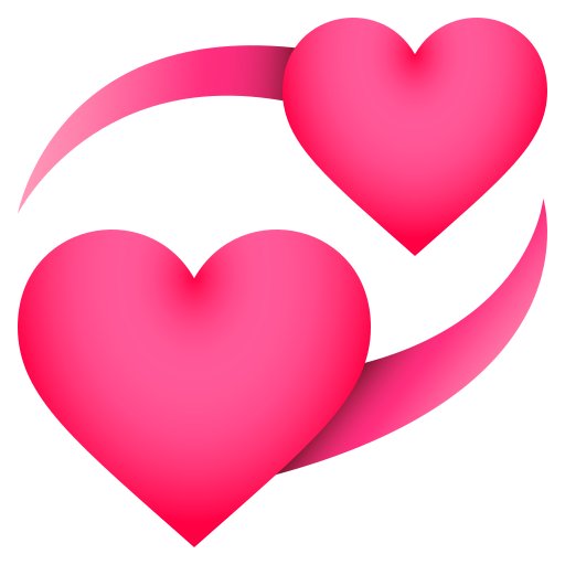 💞 Revolving Hearts on JoyPixels 10.0
