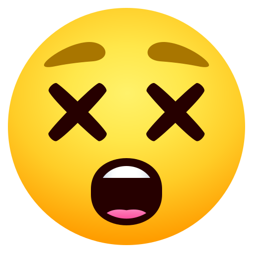 😵 Face with Crossed-Out Eyes on JoyPixels 11.0