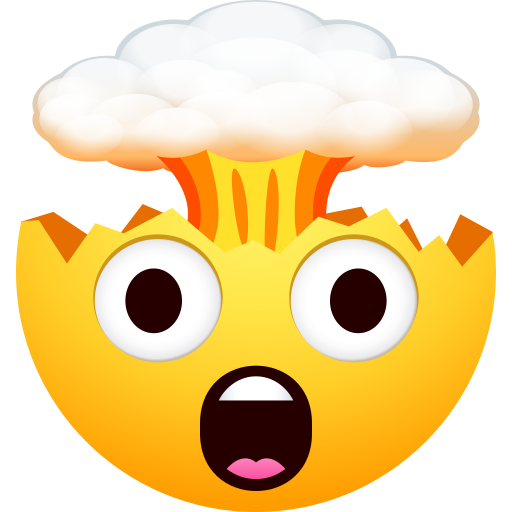 🤯 Exploding Head on JoyPixels 11.0
