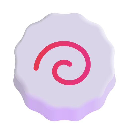 ๐ฅ Fish Cake with Swirl on Microsoft 3D Fluent 15.1