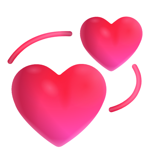 π Revolving Hearts on Microsoft 3D Fluent 15.1