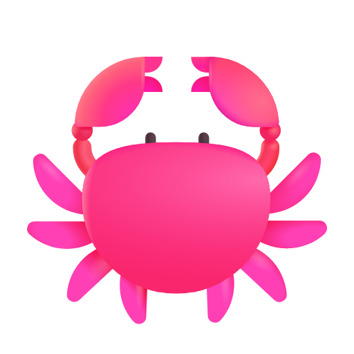 🦀 Cangrejo en Microsoft 3D Fluent 16.0