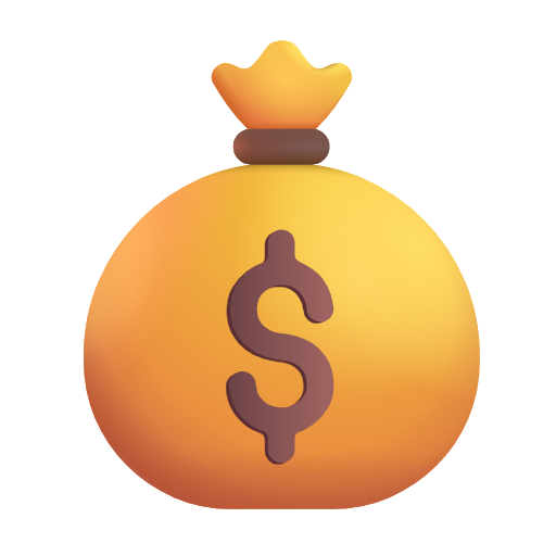π° Money Bag on Microsoft 3D Fluent 16.0