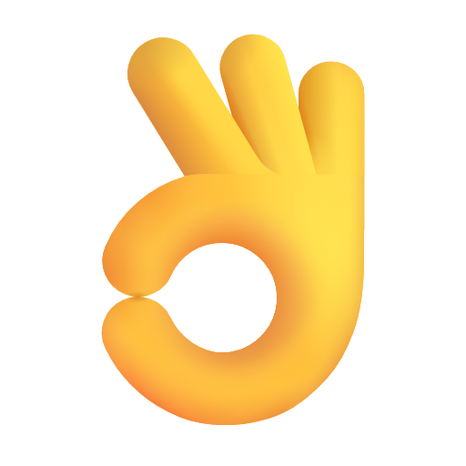 👌 OK Hand on Microsoft 3D Fluent 16.0